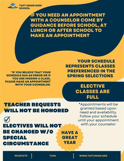 Counselor Appointments